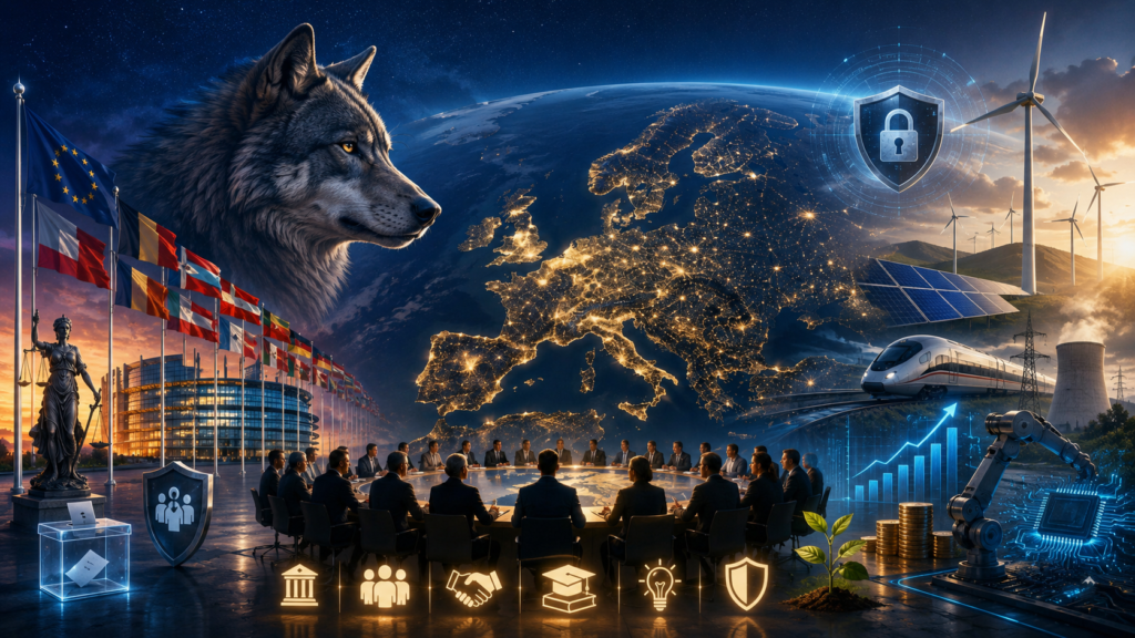 Wolf of Europa – vision for europæisk samarbejde, demokrati, økonomi, energi, teknologi og sikkerhed